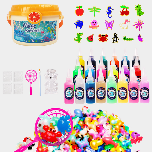 Magic Water Elf Creation Kit for Kids-Orange Bucket