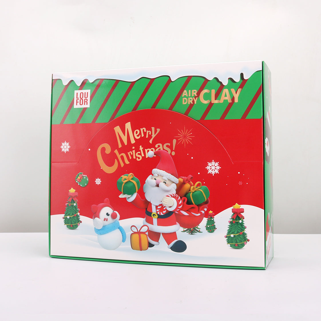 Loufor Air Dry Clay Kit for Kids-Merry Christmas