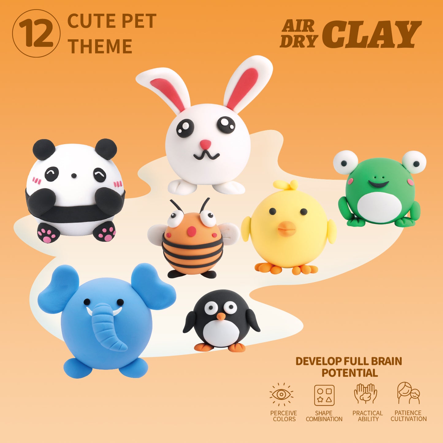 Loufor Air Dry Clay Kit for Kids-Pet Paradise